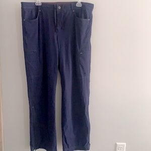 Athleta wide leg track pants